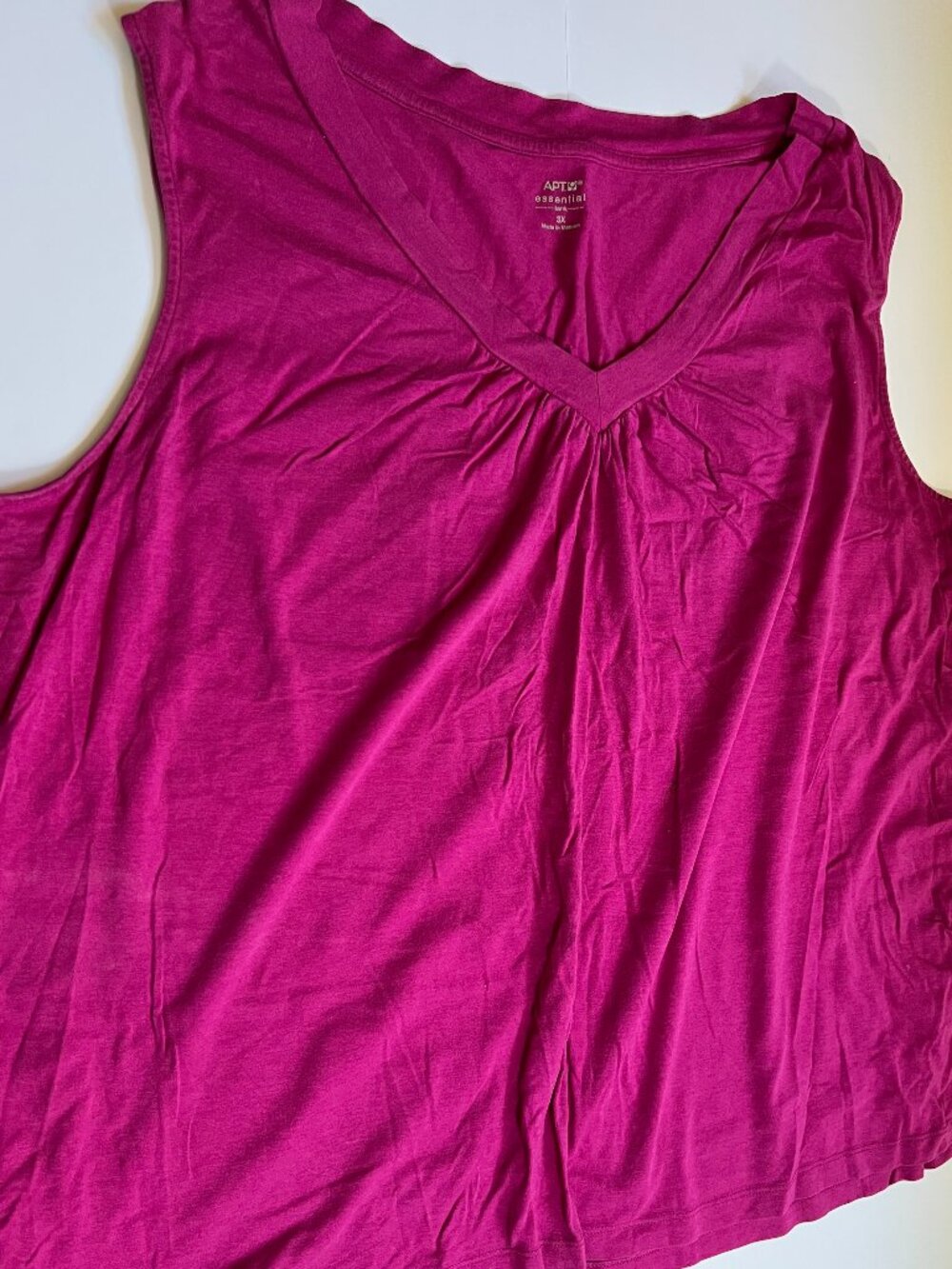 Apt. 9 Dark Pink Tank Top W 3X